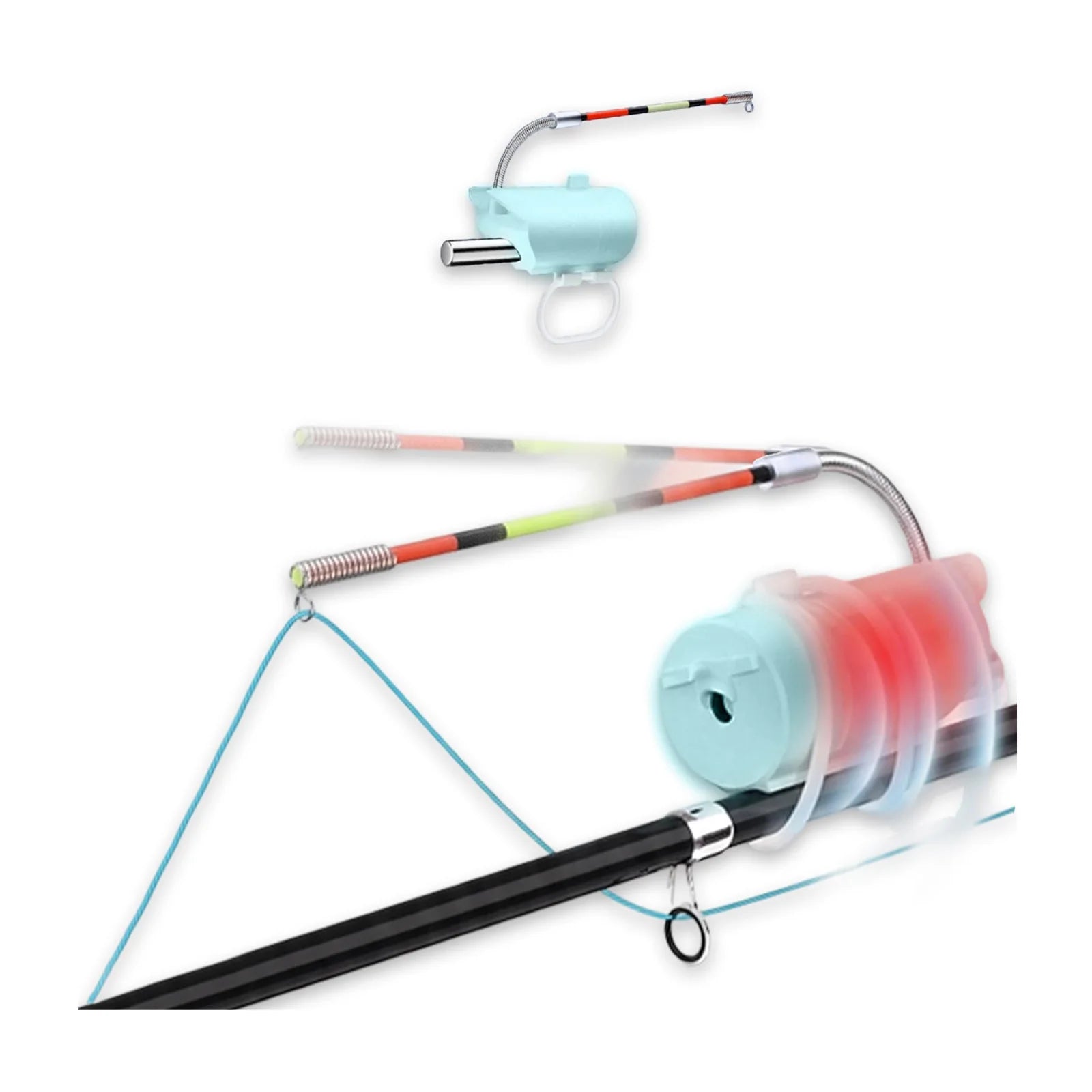 NEW! High Sensitivity Fishing Float Alert For Rods, Electronic LED Fishing Sound Alarm, Night Fishing Rod, For Rod Tip Detection Oasis Select as shown