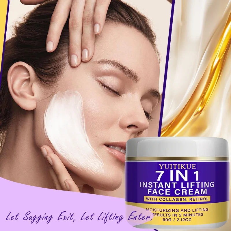 YUITIKUE 7-in-1 Lifting Cream – Collagen & Retinol Anti-Aging
