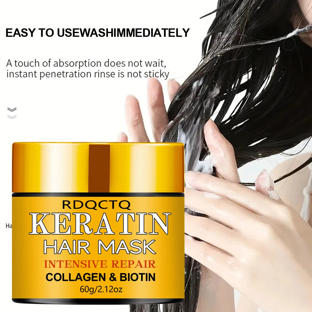 Biotin Collagen Keratin Hair Mask Conditioner – 30/60g Hair Mask Conditioner Oasis Select