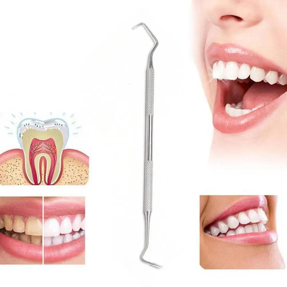 Stainless Steel Double Ended Toothpick Scraper Tools Dental Stain Remover Periodontal Probe Explorer For Teeth Clean Hygiene Oasis Select