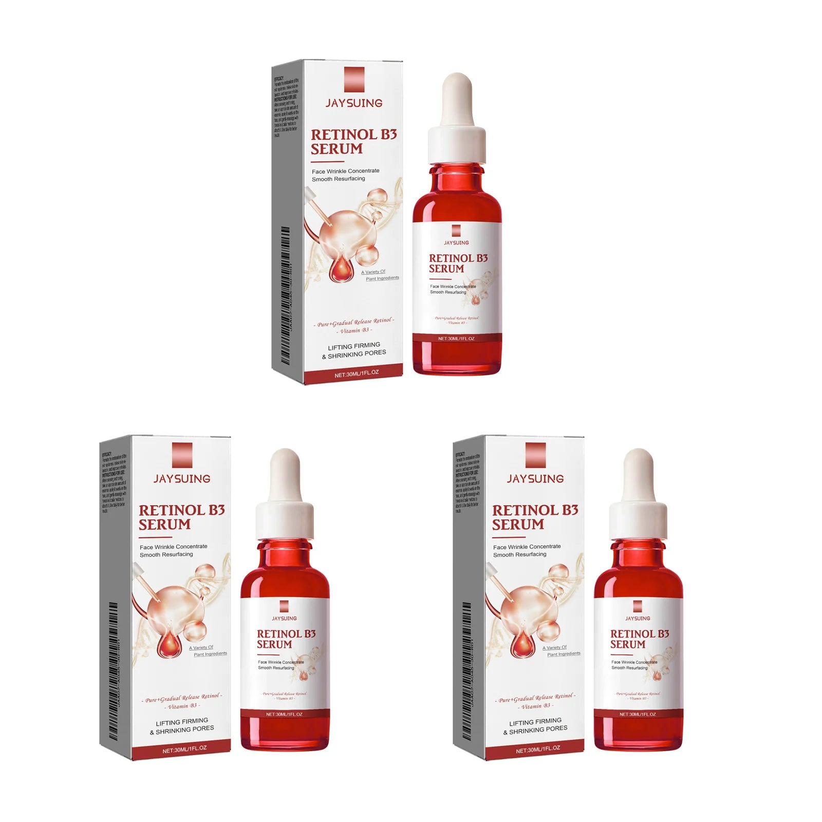 Retinol B3 Face Serum – Anti-Aging, Firming & Brightening Face Serum Oasis Select 3 x 30ml Boxed