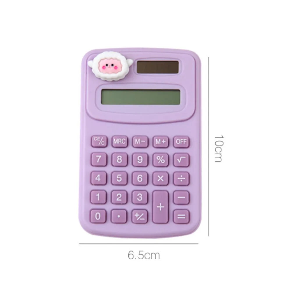 Cartoon Cute Calculator Fashion Mini Portable Small Calculator Portable Office Computer for Primary School Students Oasis Select