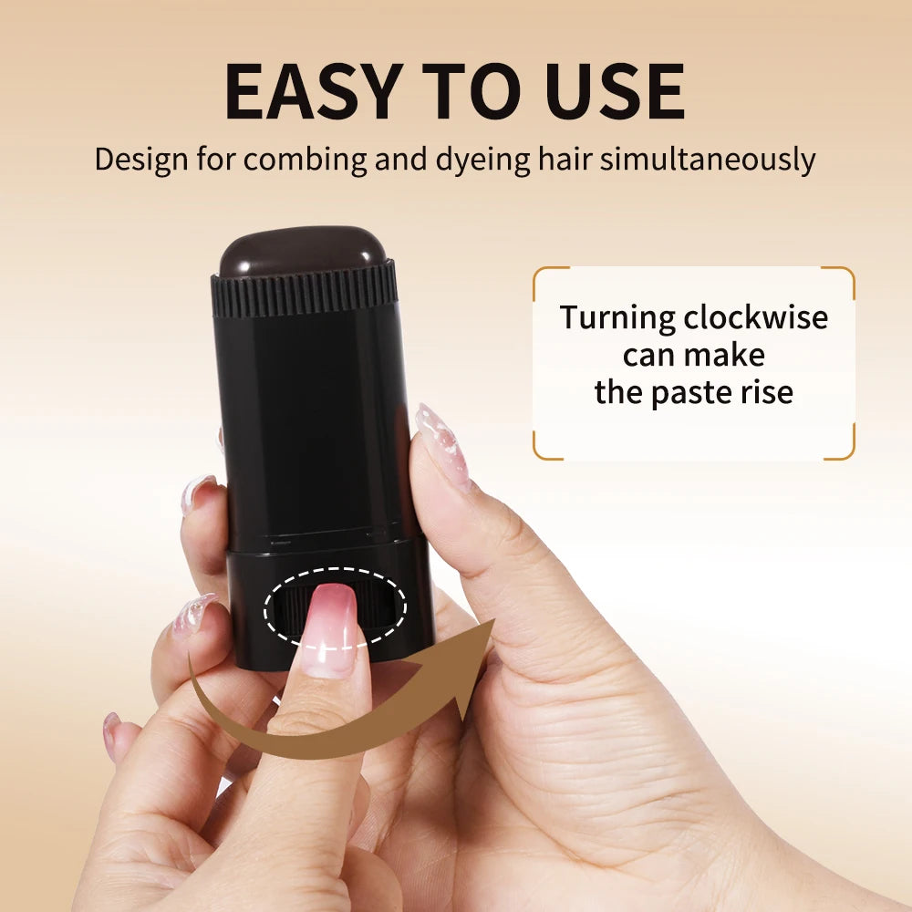 2-in-1 Waterproof Hair Dye Stick with Comb | Temporary Color Pen