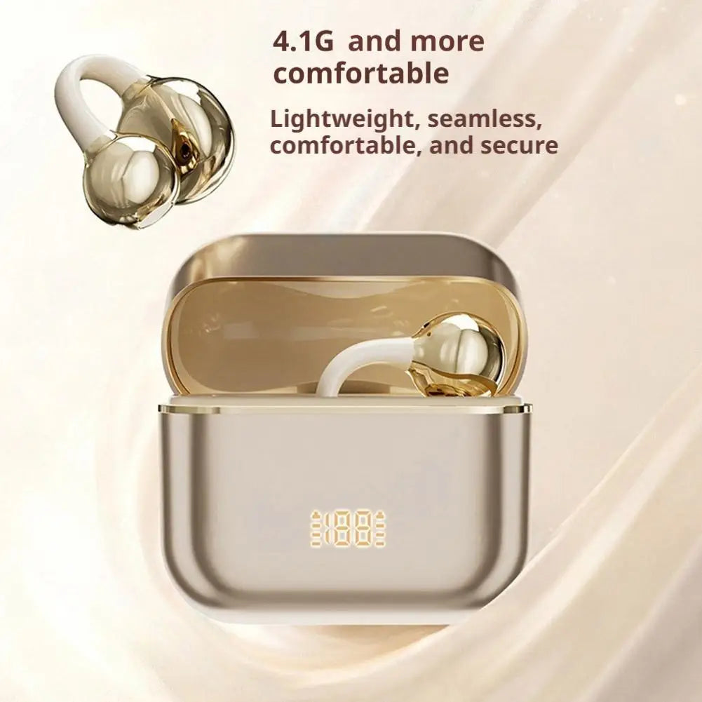 GRWIBEOU N39 Open-Ear Clip Bluetooth 5.4 Earbuds | 50Hr HiFi