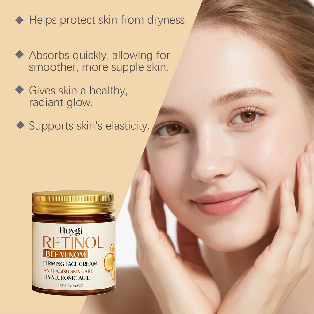 Hoygi Retinol & Bee Venom Anti-Aging Face Cream 60g Anti-Aging Face Cream Oasis Select