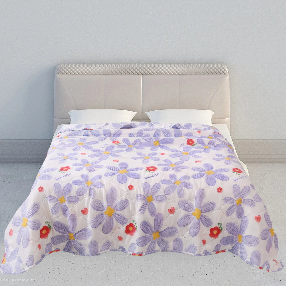 Cooling Blanket for Hot Sleepers Night Sweats Cooling Breathable Towel Quilt Ice Blankets 150x200cm Oasis Select