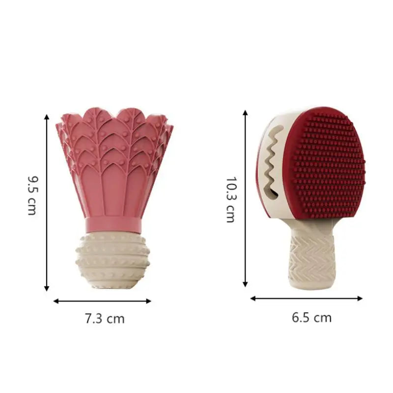 SUSU Badminton Shape Bite-Resistant Dog Toy Interactive Chew Toy Relieves Boredom Teeth Grinding Stick Puzzle For Dogs Self-Fun Oasis Select
