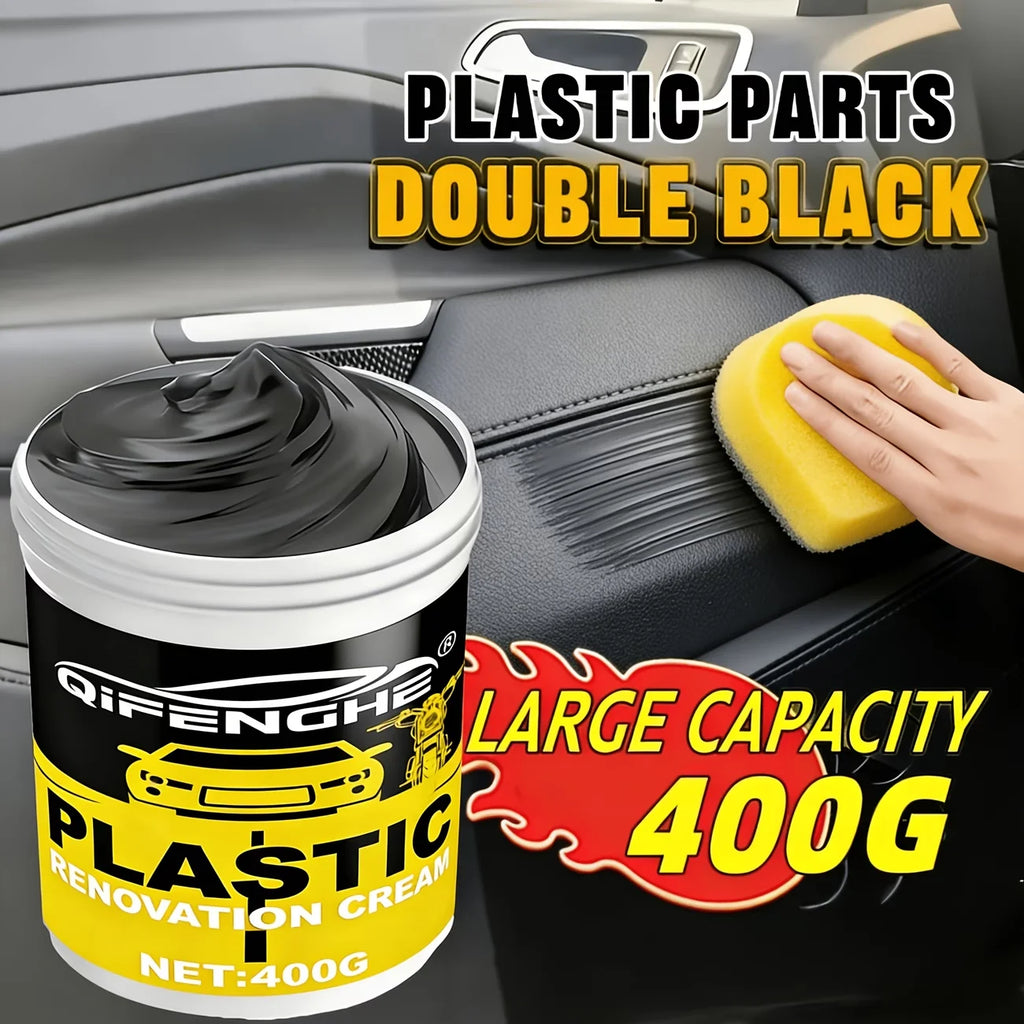 Car Plastic Restorer Cream – Trim, Bumper & Dashboard Renovator