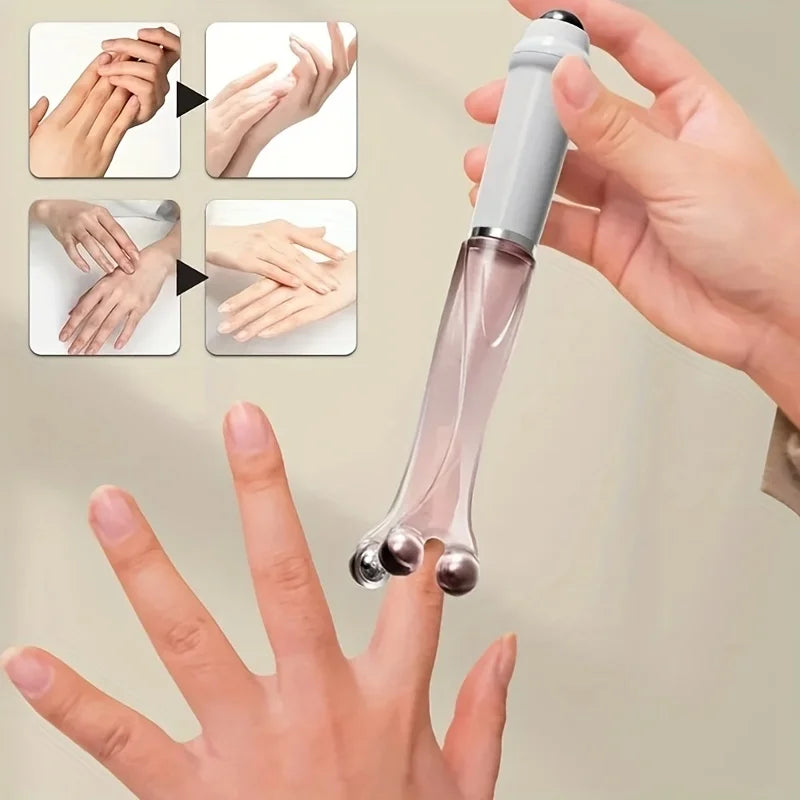 Handheld Finger Joint Acupoint Massager Rollers Hand Acupuncture Points Massagei Relaxation Blood Circulation Massage Tool SB4 Oasis Select