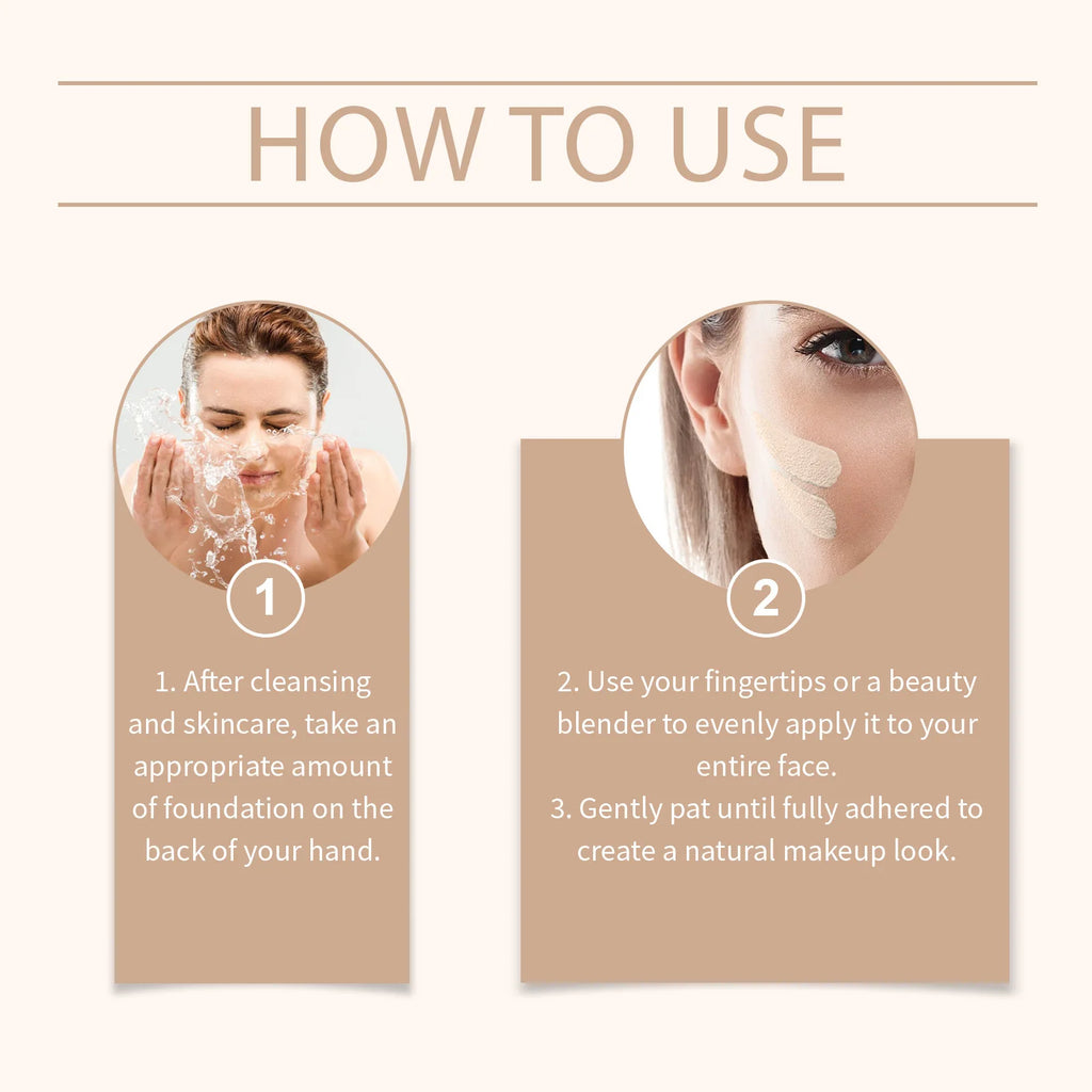 Color Changing Liquid Foundation – Waterproof, Skin Tone Match Liquid Foundation Oasis Select