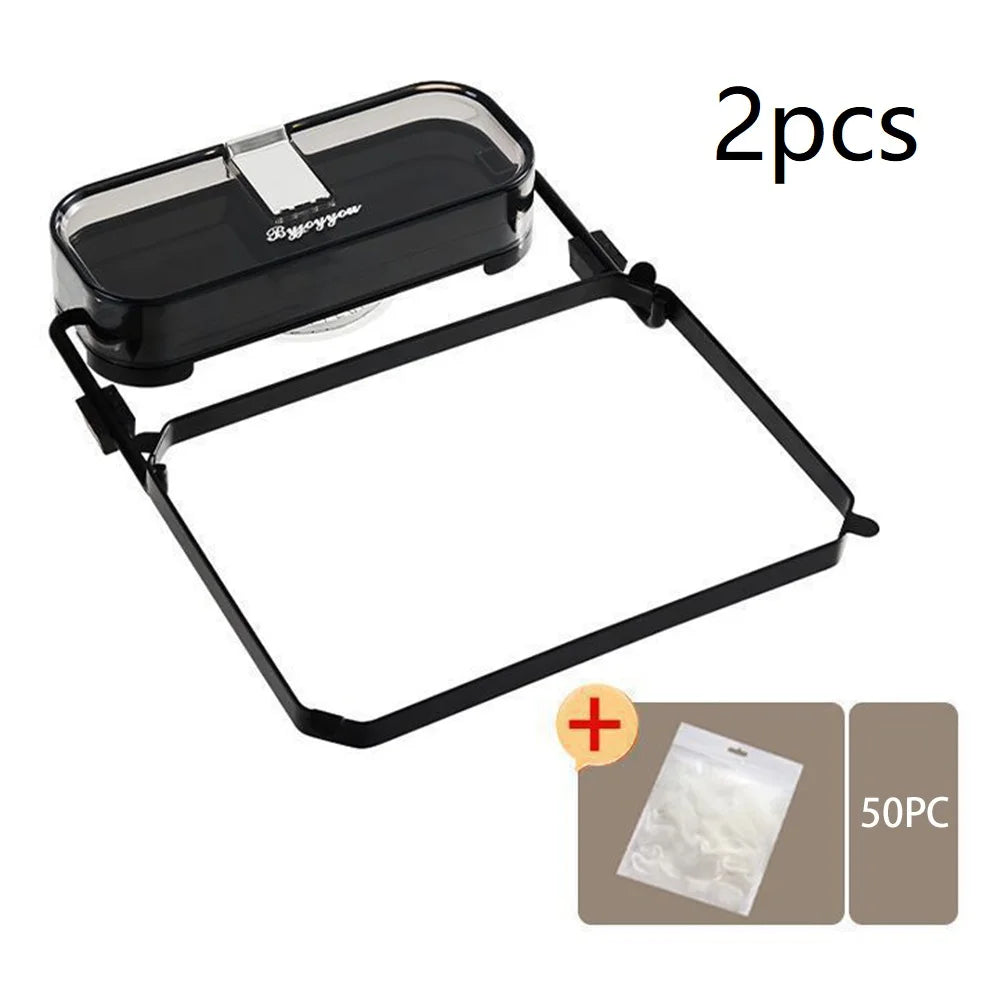 Foldable Sink Strainer Rack + 50 Disposable Mesh Filter Bags