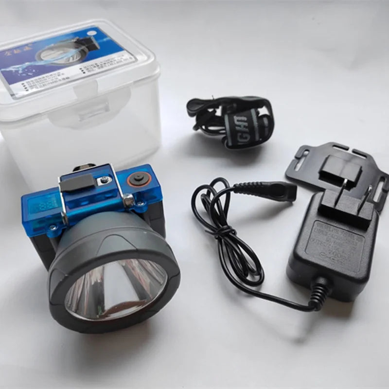 SHINEKNOT IP68 Waterproof LED Headlamp 5200mAh Diving Light