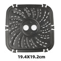 Airfryer Basket Air Fryer Grill Plate For PowerXL For Vortex Pro Air Fryer Plus With Tabs Food Cooking Divider Kitchen Accessory Oasis Select 19.4x19.2cm