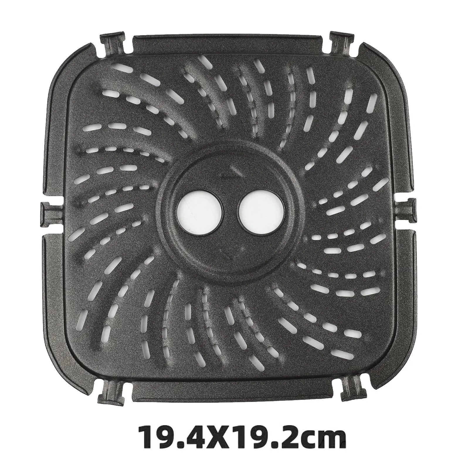Airfryer Basket Air Fryer Grill Plate For PowerXL For Vortex Pro Air Fryer Plus With Tabs Food Cooking Divider Kitchen Accessory Oasis Select 19.4x19.2cm