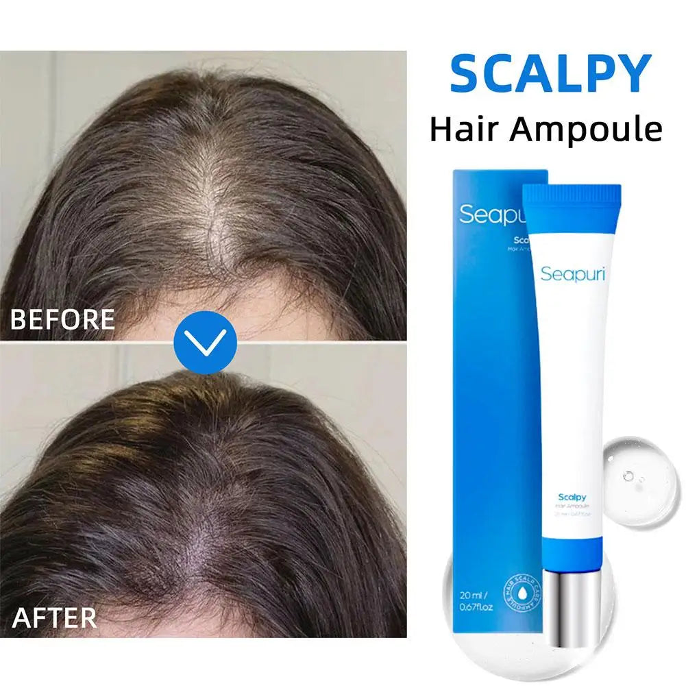 Seapuri Scalphy Hair Essence Rollerball Nourishing Anti-Frizz Hair Serum Refreshing Strengthening Hair Essence Scalp Treatment Oasis Select