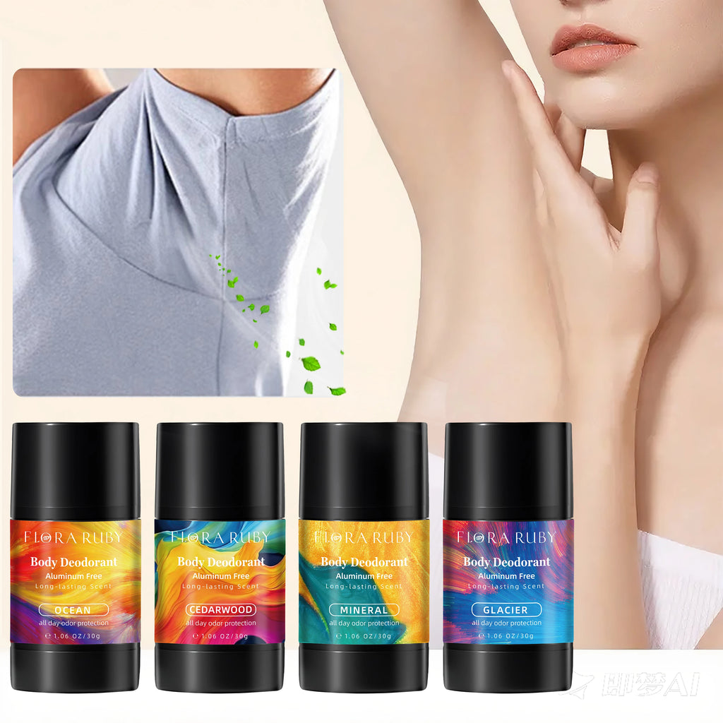 Flora Ruby aluminum free 48 Hours Of Lingering fragrance Underarm 30g/1.06oz Deodorant stick long lasting scent Oasis Select