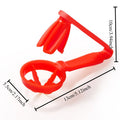 1Pcs Cherry Tomato Grape Strawberry Cutter Multi Fruit Slicer Kitchen Gadget for Perfect Cuts Safety Material Oasis Select red