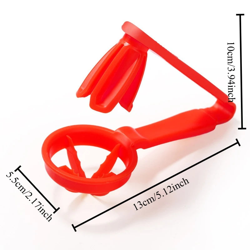 1Pcs Cherry Tomato Grape Strawberry Cutter Multi Fruit Slicer Kitchen Gadget for Perfect Cuts Safety Material Oasis Select red