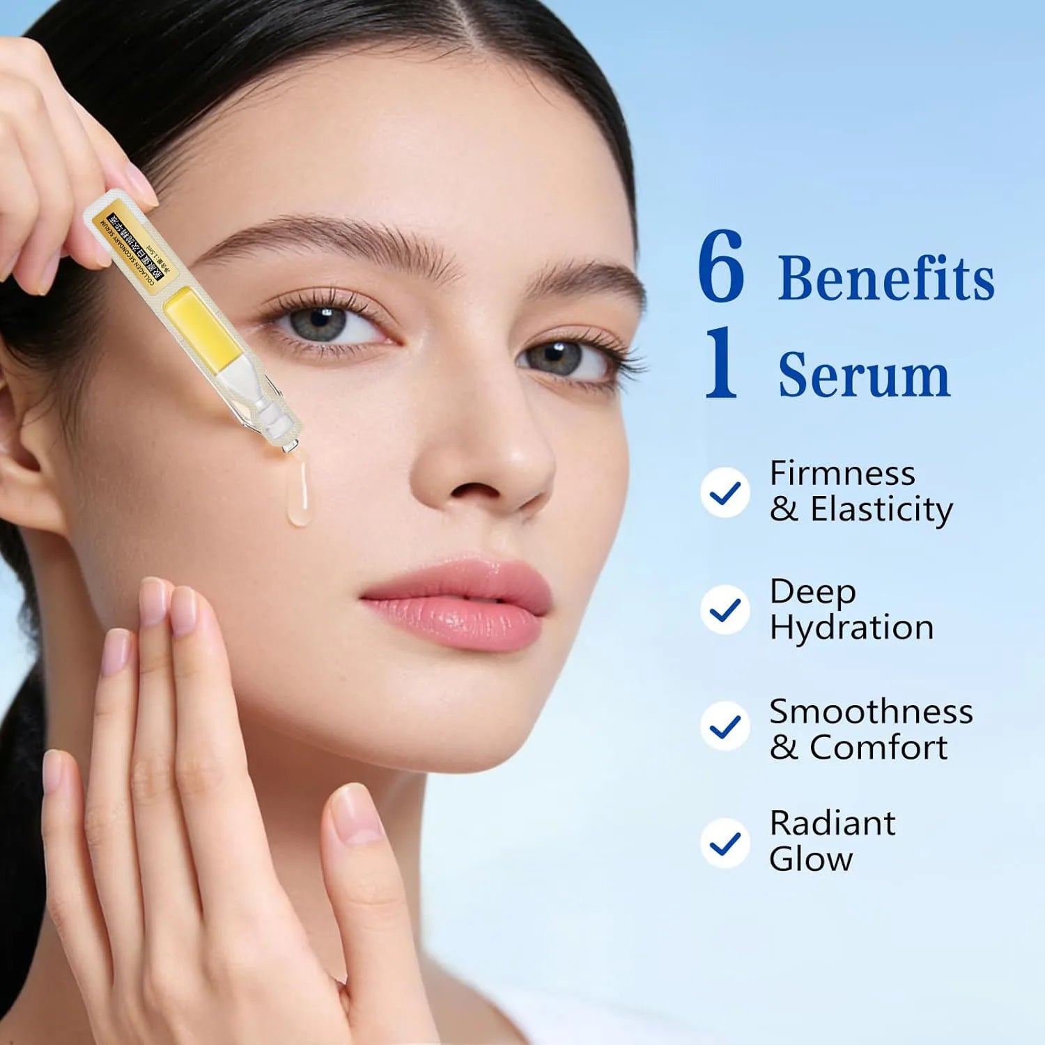 Triple Collagen Peptides Face Serum – Firming & Hydration 30pc