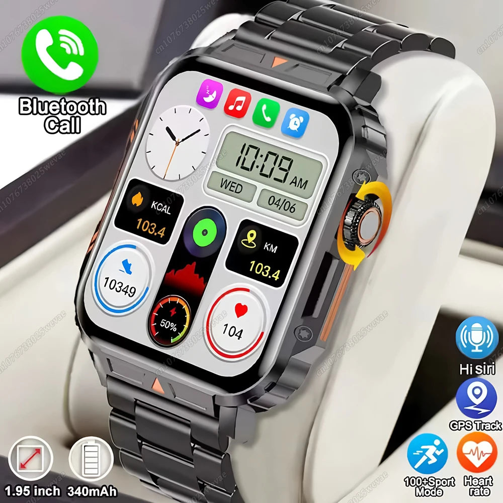 Ola Esporte Military Smartwatch Bluetooth Call IP67 Android iOS