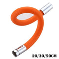 Water Tap Accessories Faucet Extender Pipe 360° Rotating Wash Basin Lengthening Tube Free Bending Rotatable Flexible Hose Oasis Select 20cm