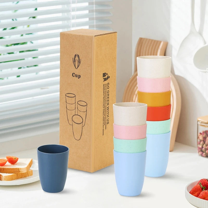 8pcs Unbreakable PP Cups, Reusable Drinkware for Holiday Parties, Weddings, Cocktails, Beach Bars, Christmas Halloween Party Oasis Select
