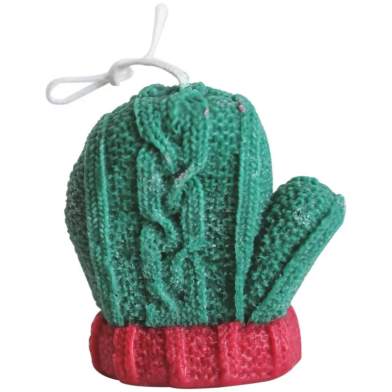 Christmas Wool Gloves Aromatherapy Candles Holiday Gifts Ins Photography Props Diy Creative Ornaments Aromatherapy Candles Decor Oasis Select