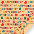 50x70cm Colorful Balloon Birthday Gift Wrapping Paper Valentine's Day Gift Packaging Papers Flower Bouquet Paper DIY Craft Decor Oasis Select Style 2