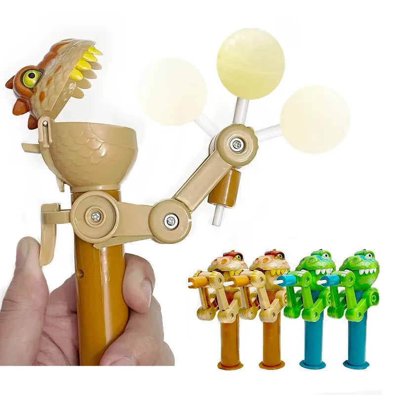 Candy Storage Cool Decompression Toy Gifts for Kids Creative Lollipop Robot Holder Dinosaur Eat Lollipop Pop Ups Case Oasis Select