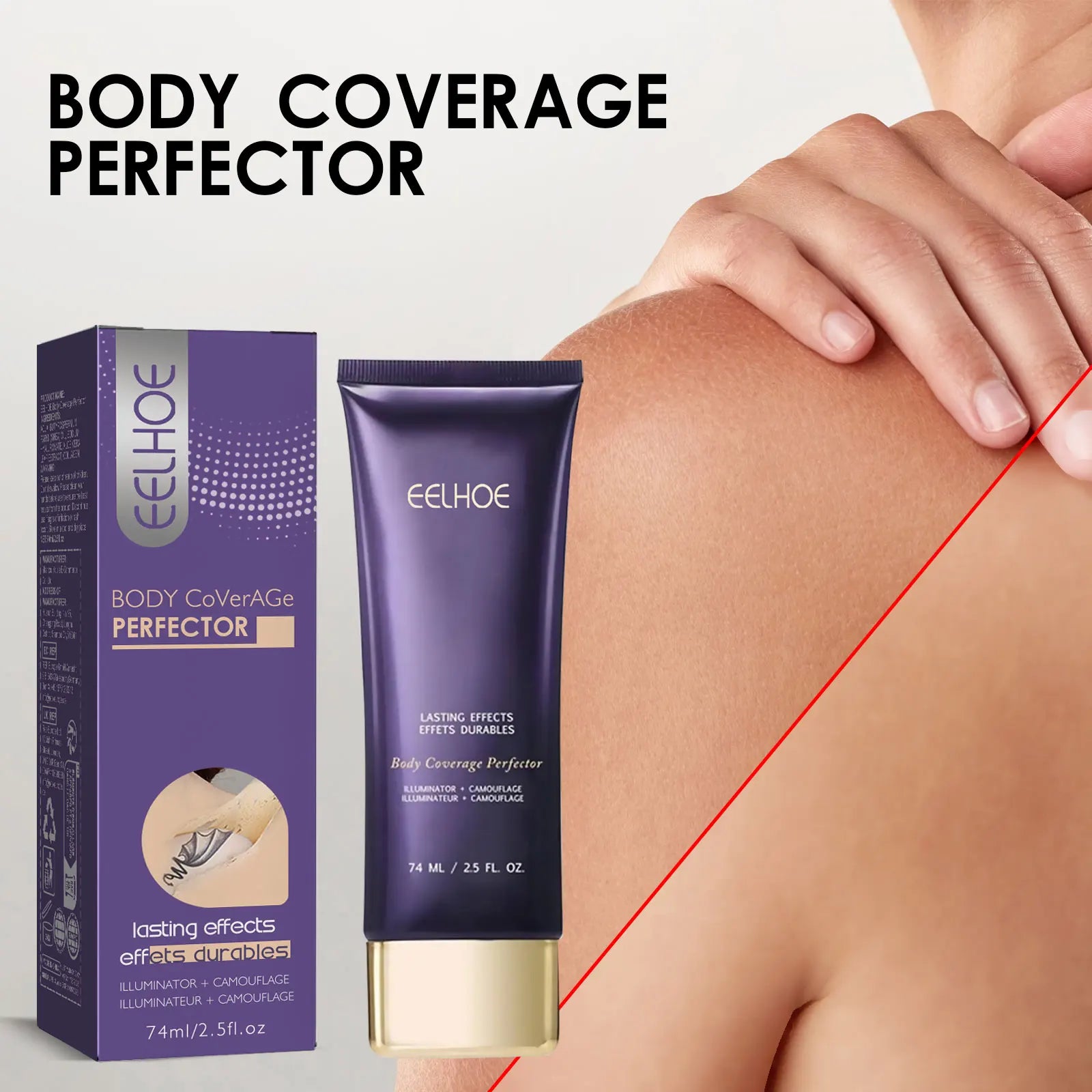 EELHOE Body Concealer Cream – Tattoo, Scar & Birthmark Cover Body Concealer Cream Oasis Select