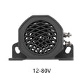 105dB Decibel Backup Siren Beeper Buzzer Sound Warning Alarm 12V 24V-80V Car Truck Vehicle Horn For Vehicle Reversing Reminders Oasis Select 12-80V