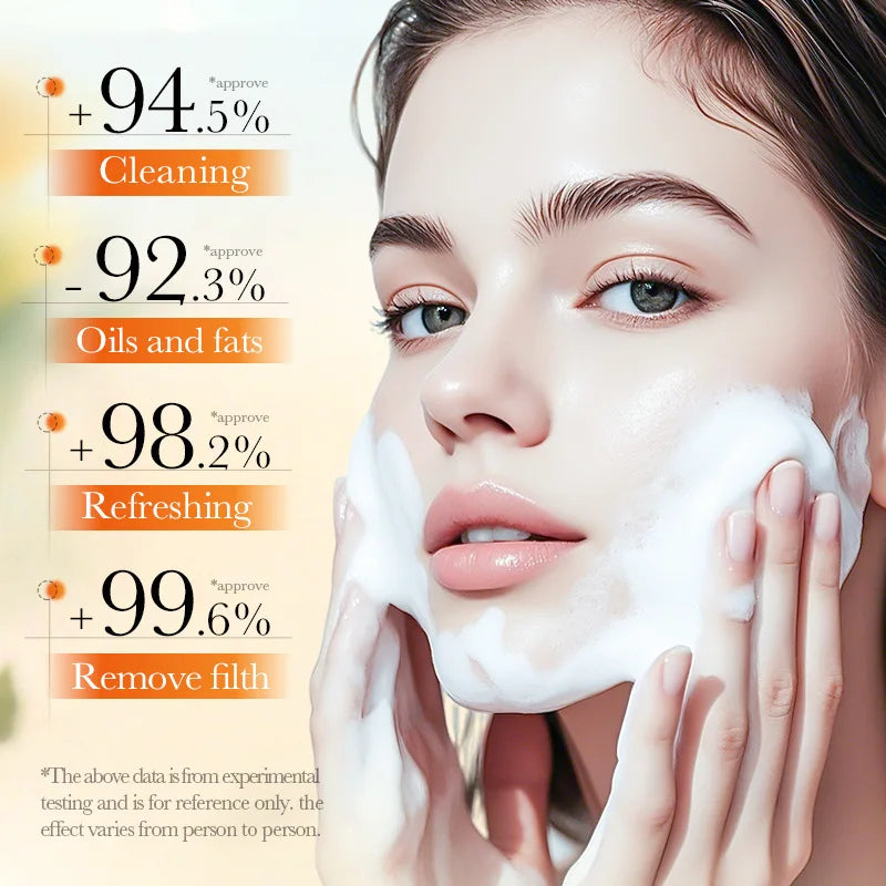 SADOER Vitamin C Amino Acid Cleansing Mousse 150ml Facial Cleansing Mousse Oasis Select