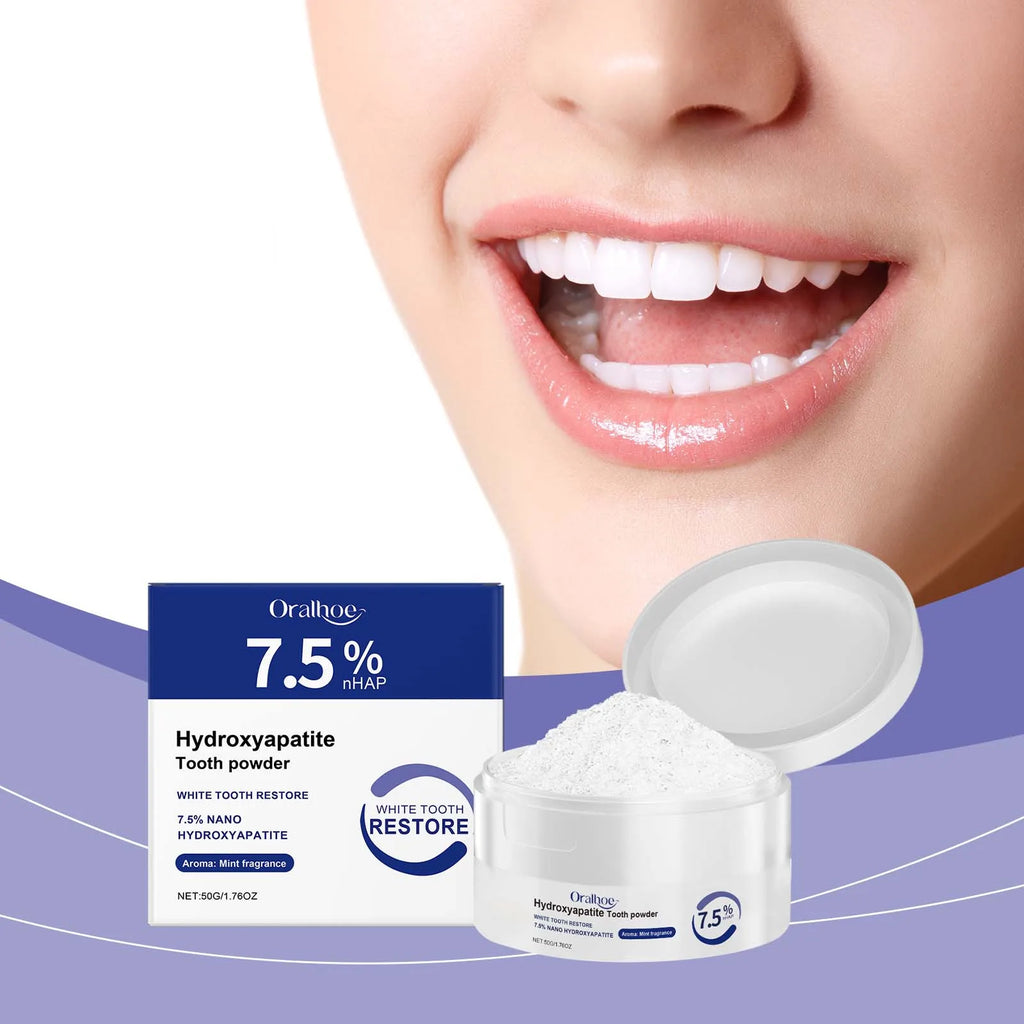 Dental Cleaning Powder Remove Plaque Stains Reduce Calculus Fresh Bad Breath Lasting Freshness Tooth Whitening Care Product 50g Oasis Select