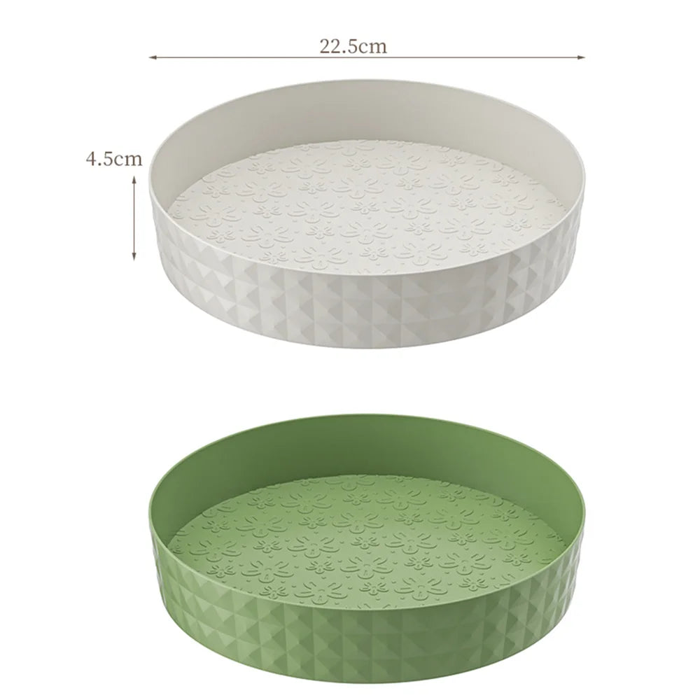 360 Rotating Seasoning Storage Rack Multifunction Pantry Cabinet Turntable for Cosmetics Kitchen Accessories Organizer Tray Oasis Select