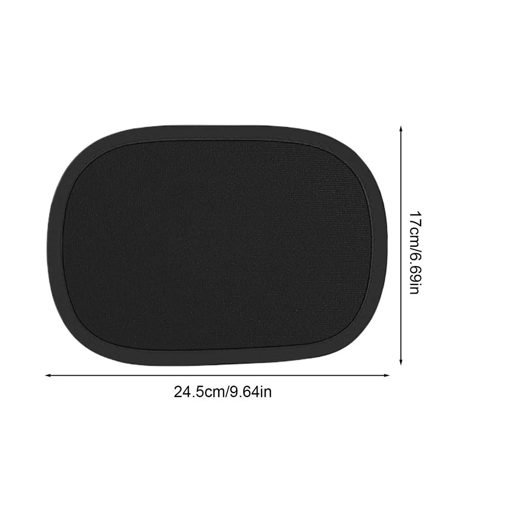 2Pcs Car Window Sun Shade Electrostatic Sun Visor for Car Side Window Sun Shade Curtains Anti-Glare UV-Blocker Sun Protection Oasis Select