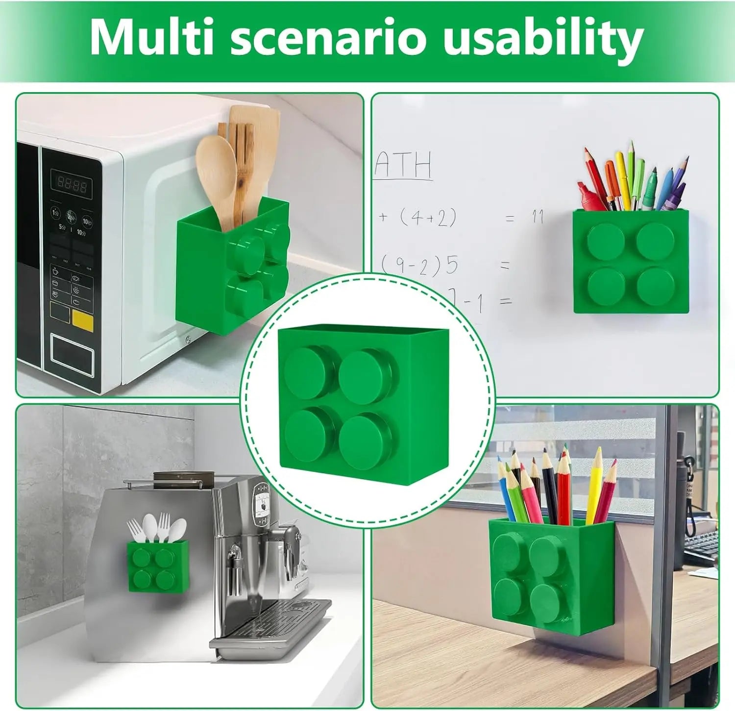 Magnetic wall-mounted narrow-edge kitchen straw, cling film storage box, refrigerator side storage rack Oasis Select