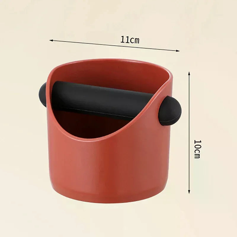 Removable Knock Bar Espresso Knock Box, Anti-Slip Coffee Waste Bin with Shock-Absorbent Feature Oasis Select