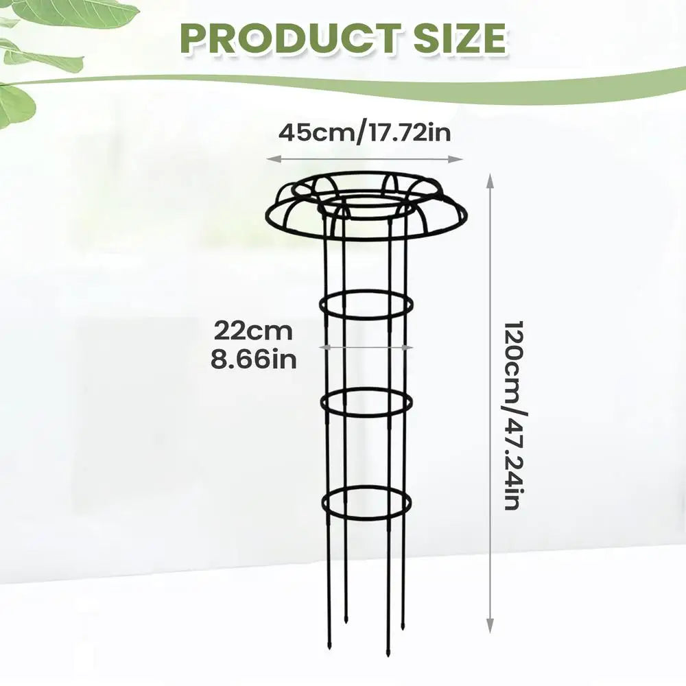 Garden Trellis Umbrella Tower Plant Trellis For Climbing Plants Trellis Support DIY Climbing Trellis Flower Pots Supports Oasis Select 120cm