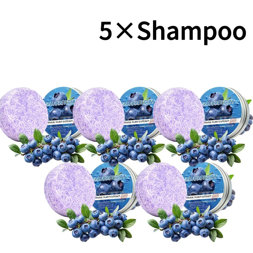 Blueberry Shampoo & Conditioner Bar – Silicone-Free, All Hair Shampoo Conditioner Bar Oasis Select 5A