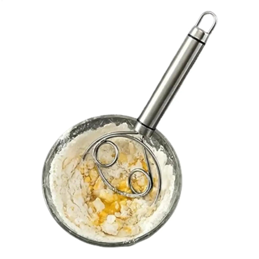 1PC Dough Whisk Bread Mixer Stainless Steel Cake Pastry Flours Dough Blenders With Hanging Hole Kitchen Baking Blender Tools Oasis Select