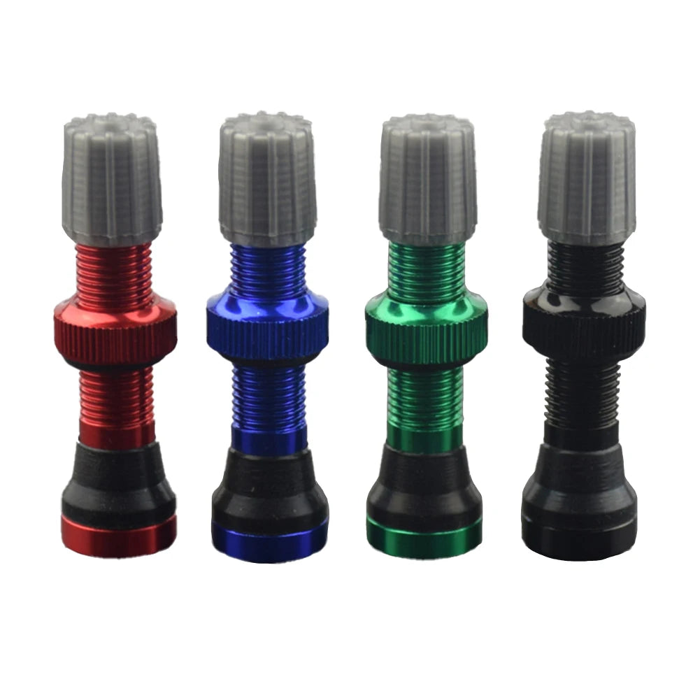 For-Schrader Valve Tubeless Valve Bike Tubeless Valve Black/ Red/ Blue/ Green Cycling Accessories For-Schrader Valves Oasis Select