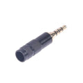 3.5mm TRS Male To 3.5mm TRRS Female Stereo Microphone Connector 3 Pole Plug To 4 Pole Gold Plated Jack Mic Converter Adapter Oasis Select 1Pc