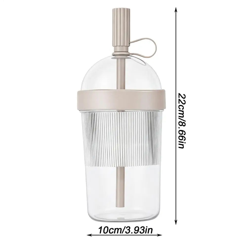 Reusable Coffee Cups with Lids 17oz Tumbler with Straw Tea Mug with Straw for Women Men Travelers Students Home Office Gym Oasis Select Coffee