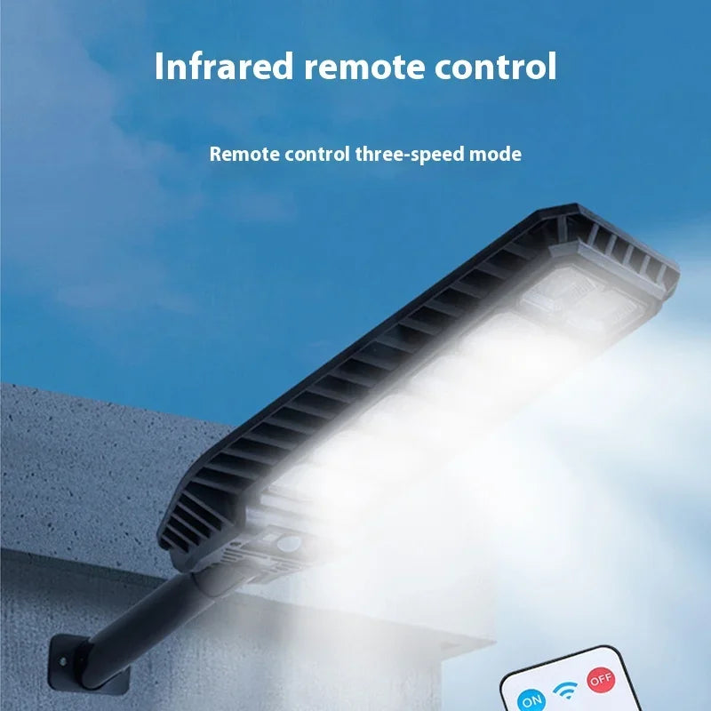 Integrated Remote Control Courtyard Wall Light Outdoor Waterproof Solar Light - Human Body Sensing Street Light Oasis Select