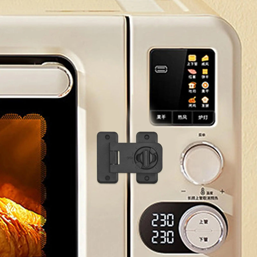 Keyless Adhesive Fridge Door Lock Child Proof Latch Refrigerator Oven Lock for Home Kitchen Cabinet Drawer Family Kids Safety Oasis Select
