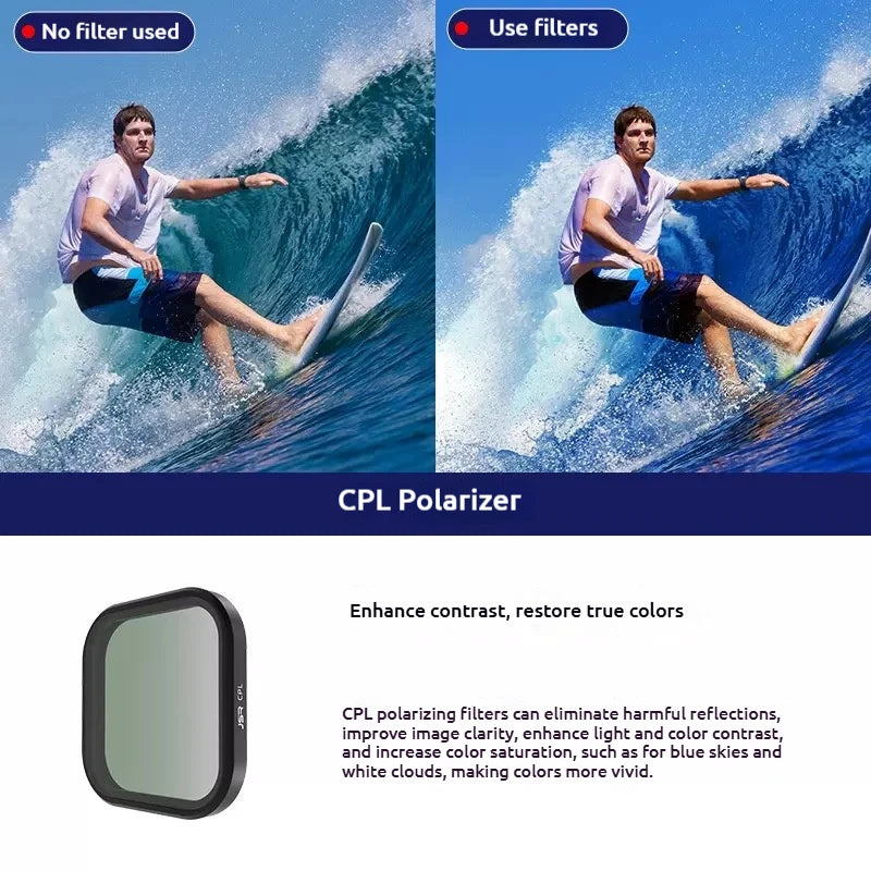 JSR Optical Glass Filters for Insta360 Ace Pro/Pro2 – CPL UV ND