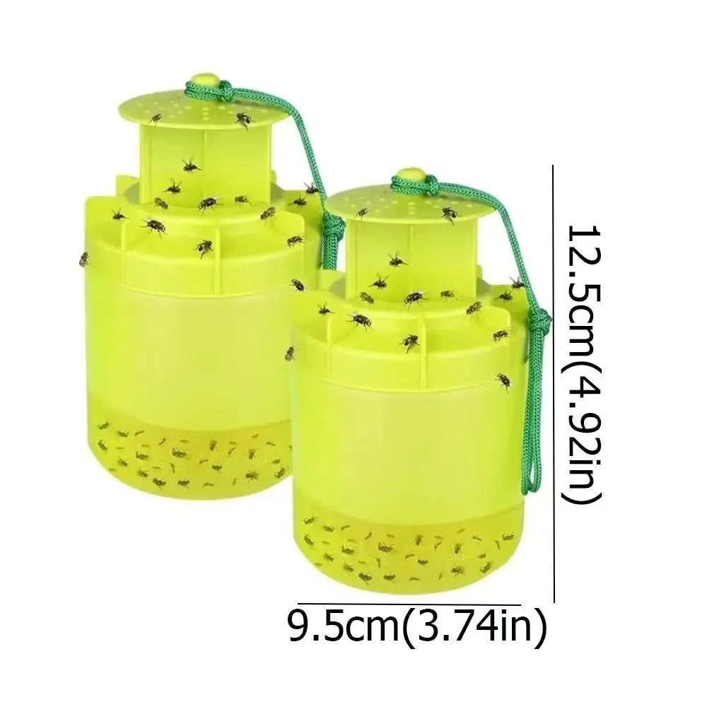 Durable Pest Control Fly Catcher Non-toxic Harmless Reusable Fly Trap with Fly Bait Pest Catcher For Outdoor Garden Farm Oasis Select