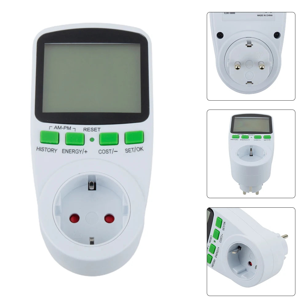 Solar Accessories Electric Meter Garden Home 150*75*35mm 230V-250V Fully Functional Metal Brand New High Quality Oasis Select
