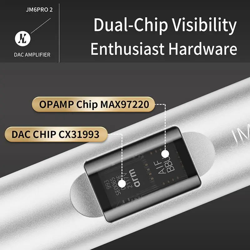 JCALLY JM6 Pro2 New Digital Audio Decoder CX31993 DAC Chip MAX97220 OPAMP Chip Hi-Fi Audio Adapter Type-C To 3.5mm Earphones Amp Oasis Select