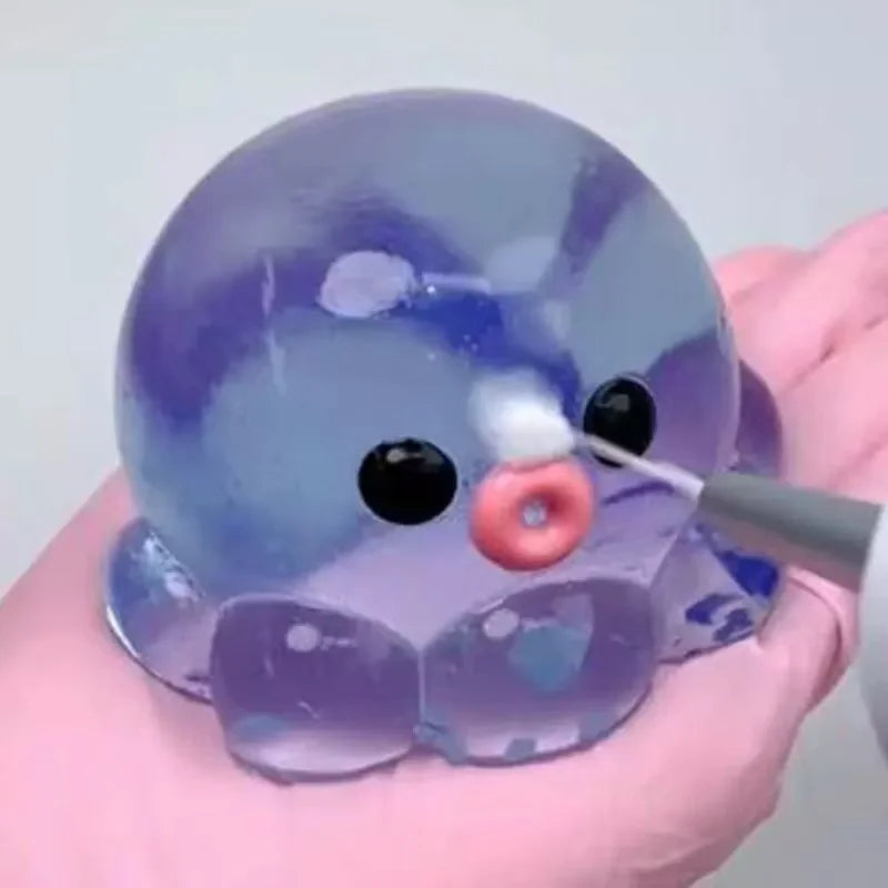 1pcs Unzip Angry Toys and Bubble Octopus Pinch Toys Foam Slow-Stretch Pinch for Adults and Children Oasis Select